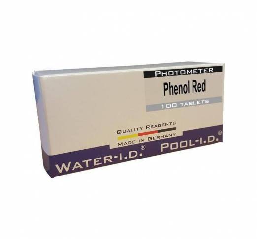 Tablete reactivi pH Phenol-Red, fotometru, 100 bucati