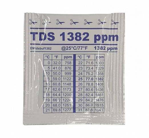 Solutie de calibrare 20ml TDS 1382 ppm, tester FT34