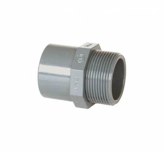 Niplu mixt PVC D40/50-1 1/2