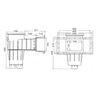 Skimmer Premium gura larga liner