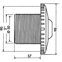 Duza refulare perete pentru piscina cu finisaj beton HAYWARD Multiflow