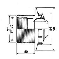 Duza refulare perete pentru piscina cu finisaj beton Hayward Multiflow