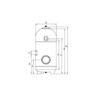 Filtru San Sebastian fara vana, D760, pat filtrant 1m