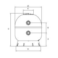 Filtru Artik, D1050, conexiune 75mm