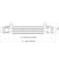 Schimbator de caldura din titan 49KW G2
