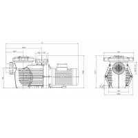 Pompa HCP 3600, 2.5 CP, 230V