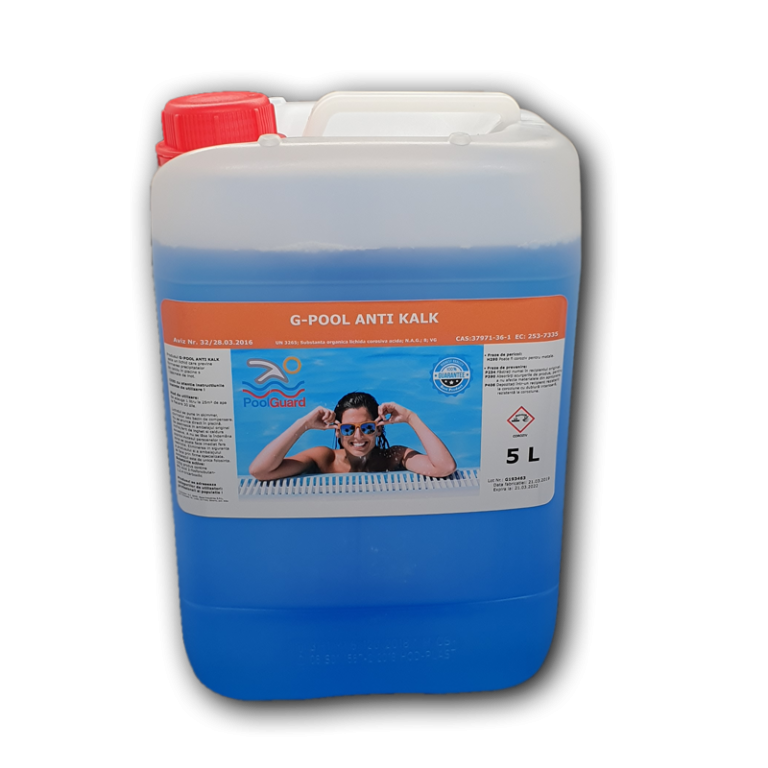 Anticalcar lichid pentru apa 5L Pool Guard