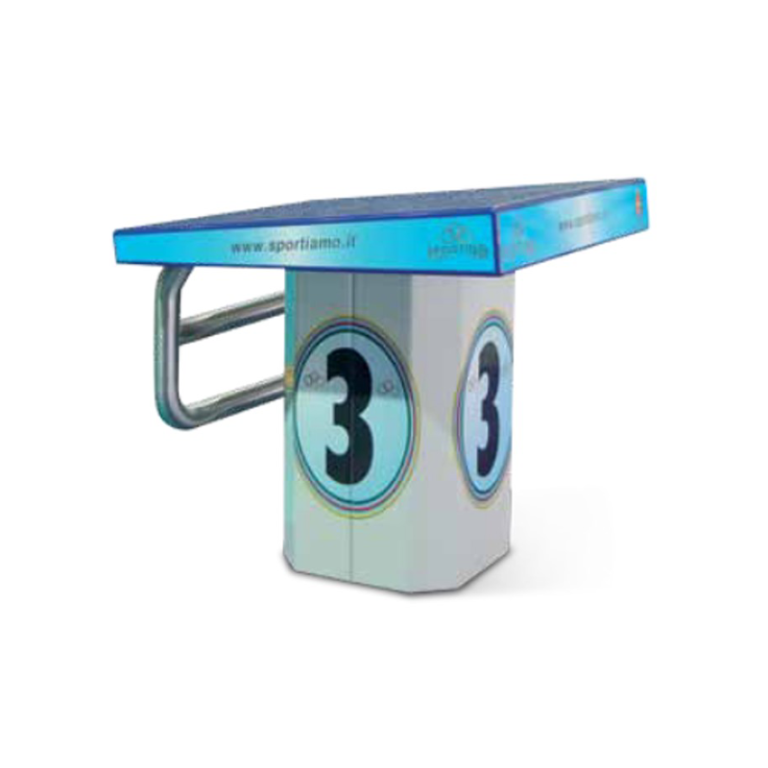 Bloc start piscina cu platforma 500×700 AISI 316L SpaZone