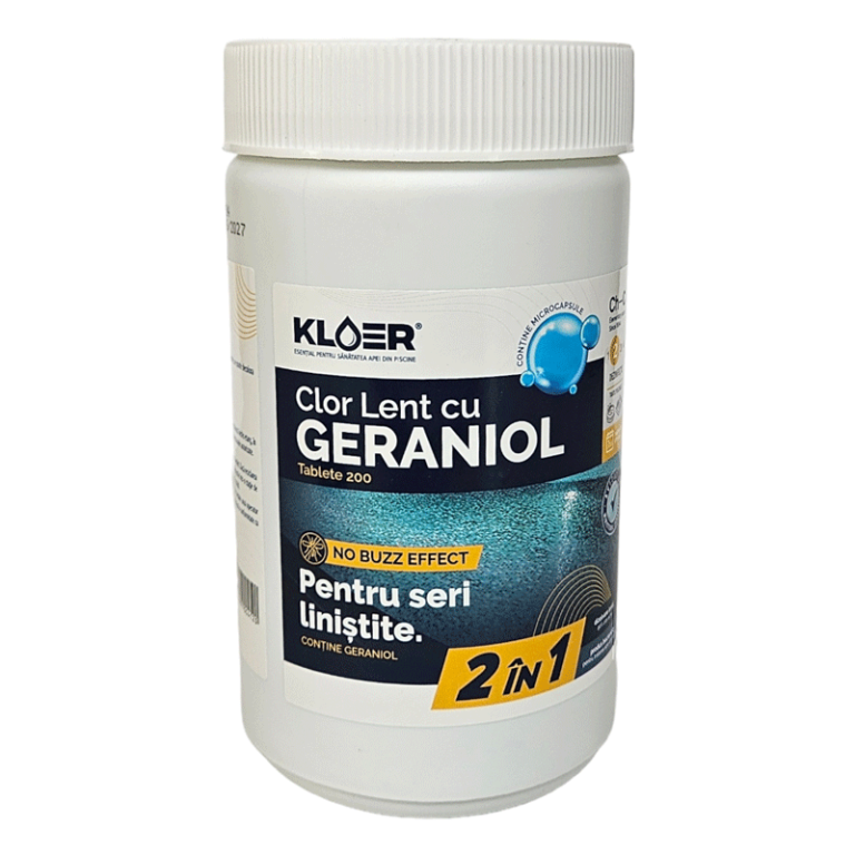 Clor lent tablete 200 grame anti insecte cu Geraniol Kloer
