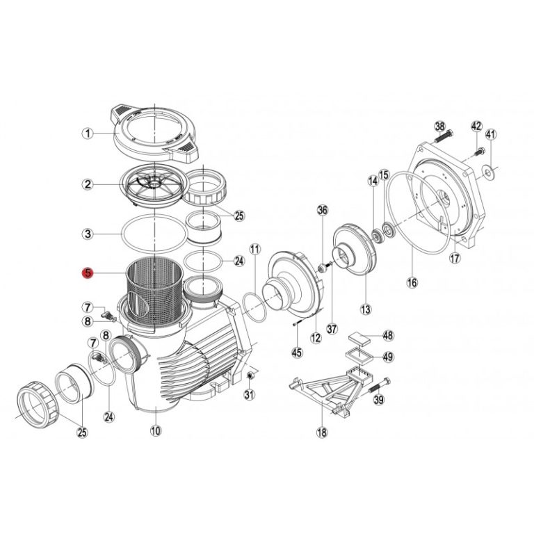 Cos prefiltru pompa HCP3600 Hayward