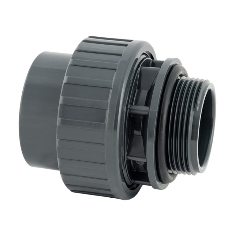 Holender PVC D50-1 1/2′ F.E. cu o-ring Plimat