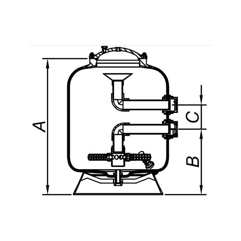 Filtru Barcelona bobinat D900 cu vana 2′