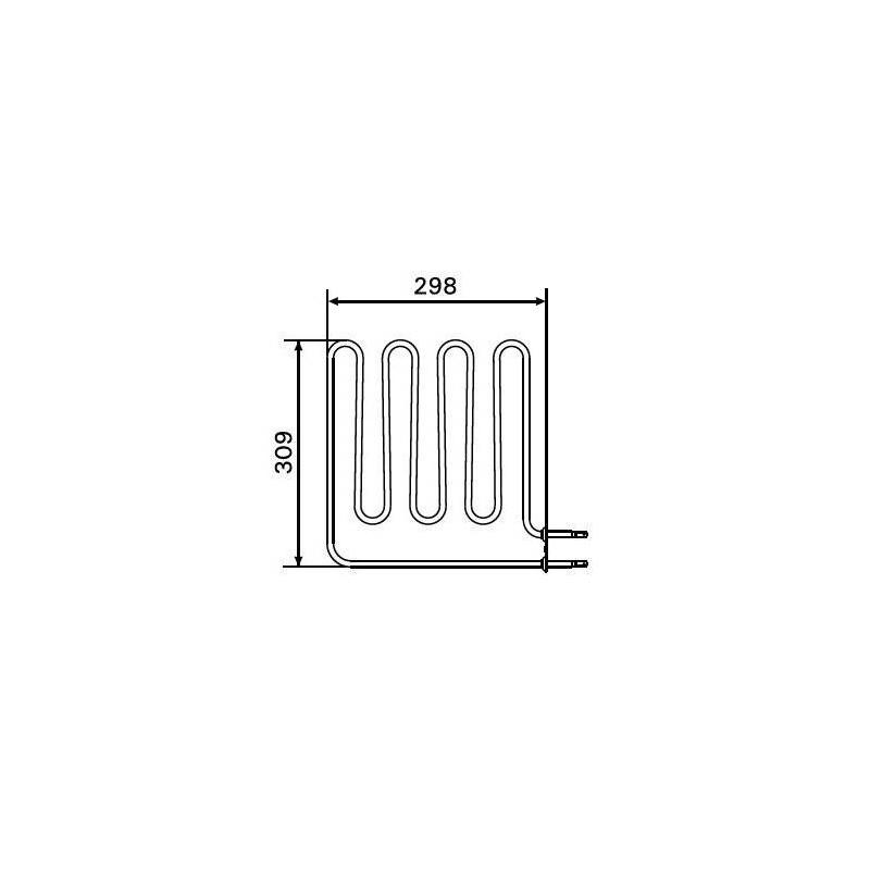 Rezistenta electrica incalzitor sauna 1750 W Harvia ZSB-461