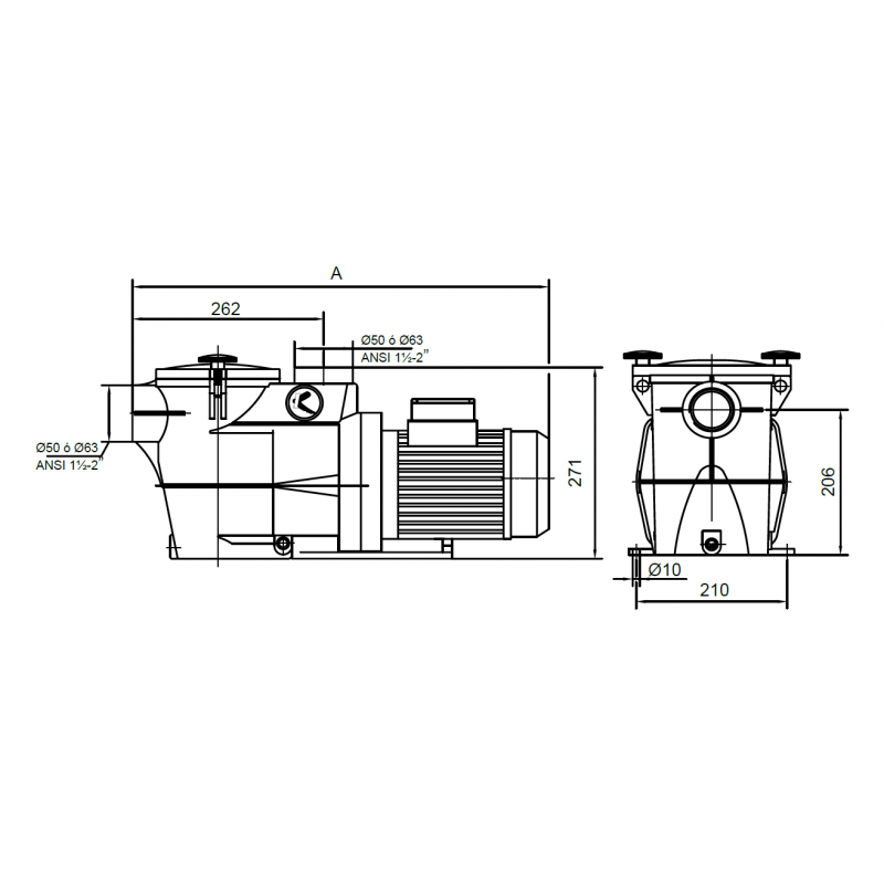 Pompa recirculare KORAL-KSE 1.50 CP 230V
