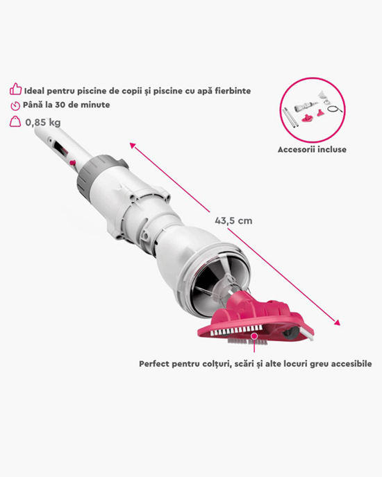 Aspirator Curatare Piscina cu Baterie BWT BC02