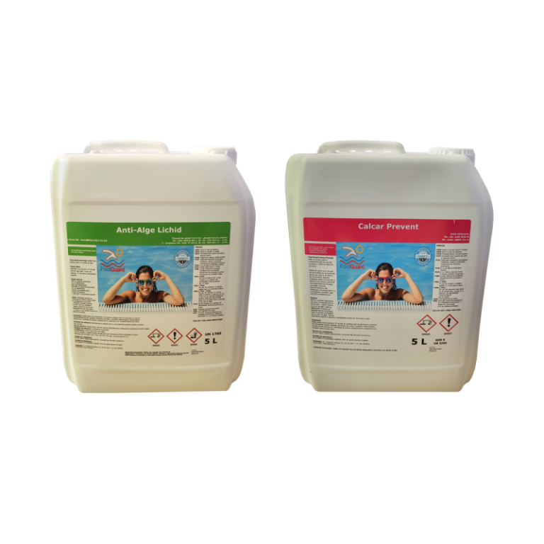 Set tratare apa piscina Antialge 5l + Anticalcar 5l