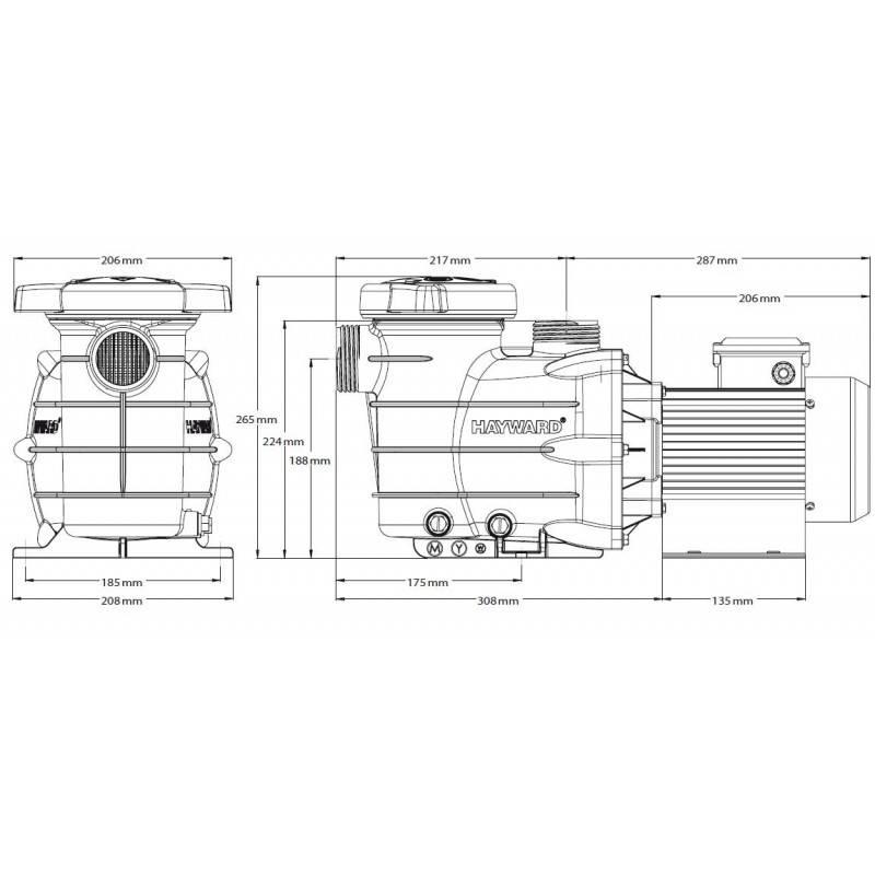 Pompa Powerline 1.00 CP Hayward