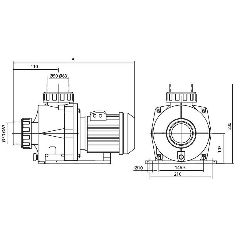 Pompa HCP 0900 2.0 CP 400V IE3
