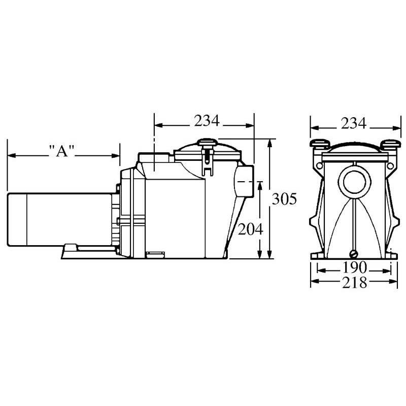 Pompa recirculare viteza variabila RS II VSTD 1.50 CP Hayward