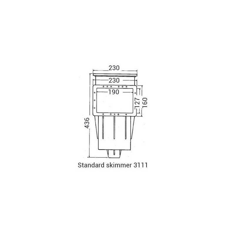 Skimmer Premium piscina liner gura mica