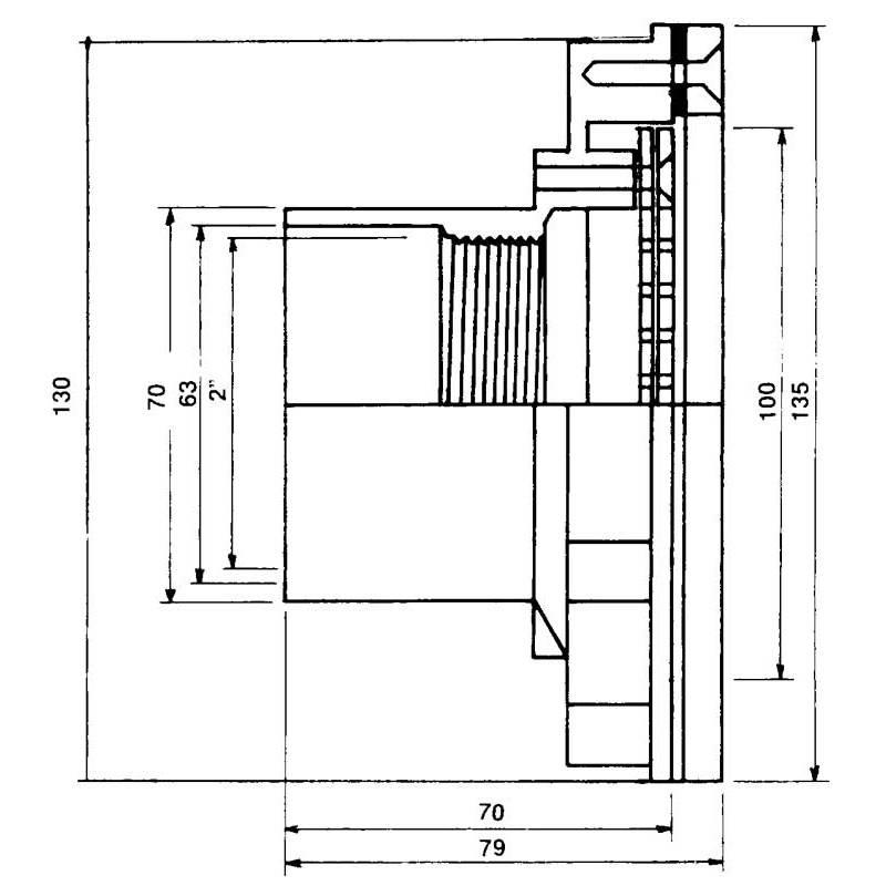 Duza refulare placare liner 2′