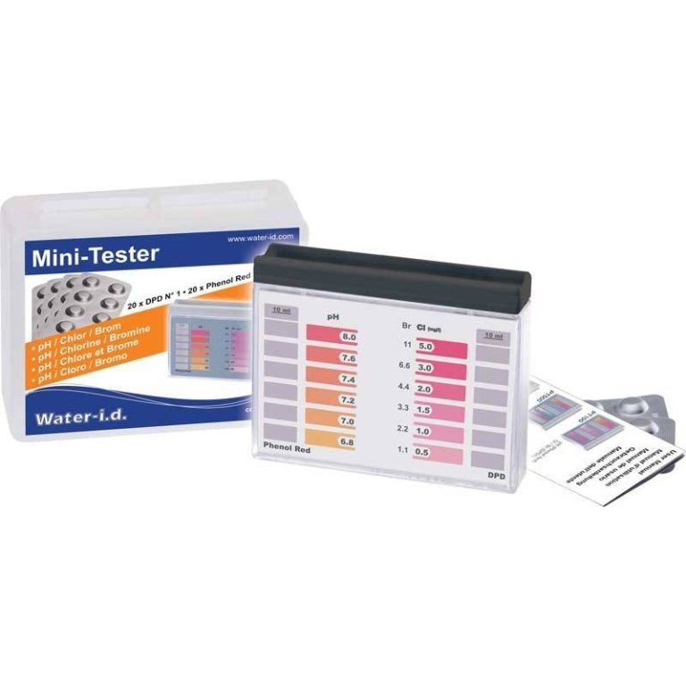 Mini tester apa piscina pH / Clor / Brom 10ml