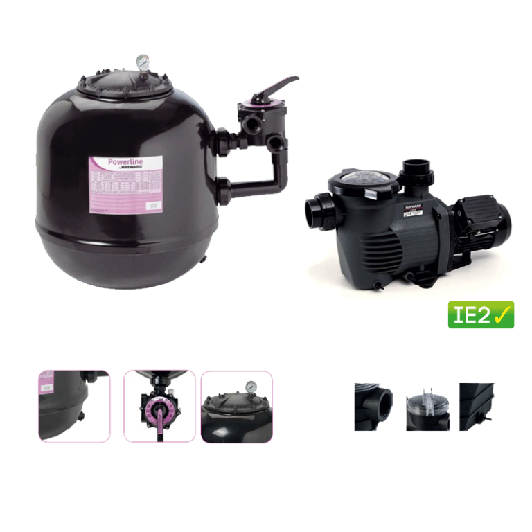 Set filtrare piscina Powerline Side 26 mc/h – Hayward