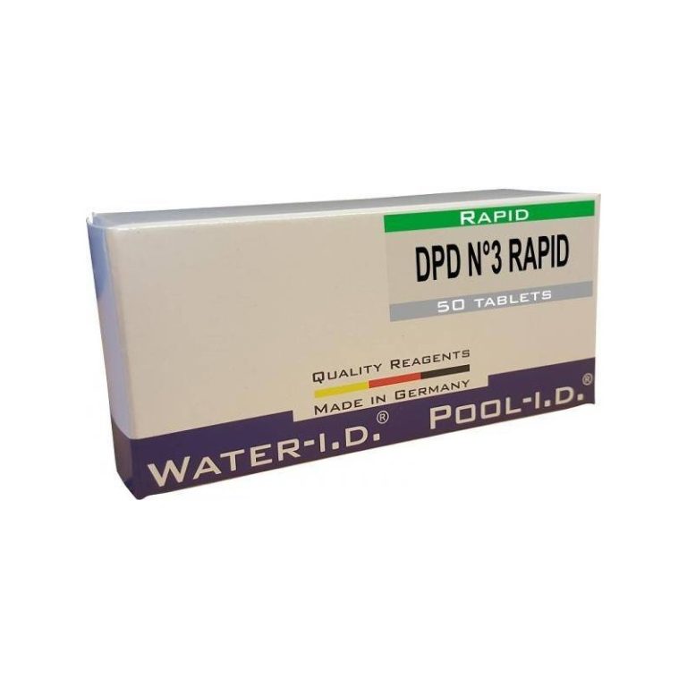 Tablete reactivi clor total DPD3 efervescent rapid 50 bucati
