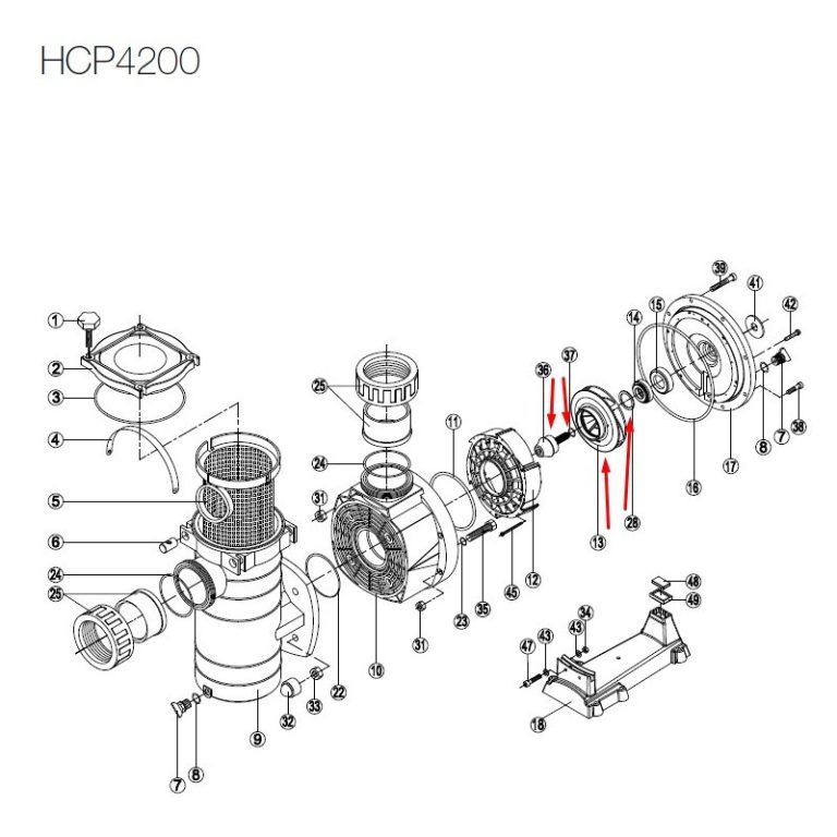 Turbina pompa Hayward HCP 4200 5.5CP