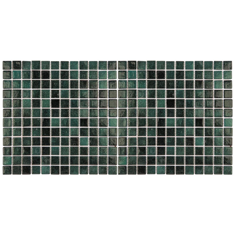 Mozaic piscina sticla Metallum Green suport polybond 2.5x2.5 cm cutie 2mp Mozaic piscina sticla Metallum Green suport polybond 2.5x2.5 cm cutie 2mp