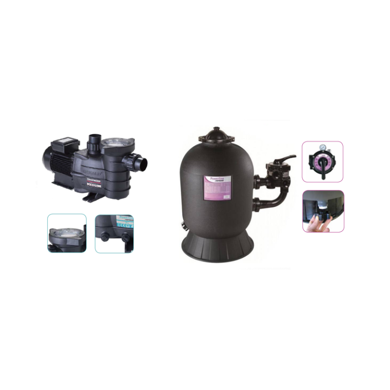 Set filtrare piscina Powerline Side 14 mc/h – Hayward